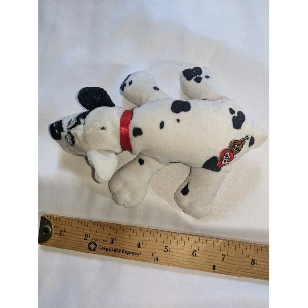Pound Puppy Plush Tonka White Black Spots Mini 7 Inches Dog